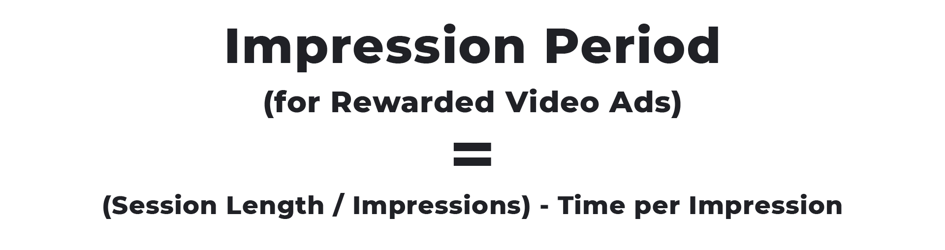 Impression period with Rewarded Ads calculation